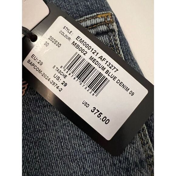 Emporio Armani J06 Slim-Fit Washed Denim Jeans - Picture 7 of 15